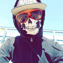 Carica l'immagine nel visualizzatore di Gallery, Skull Classic Poliestere Soft Mezza Maschera Xpassion 3 Pezzi Bandana nero