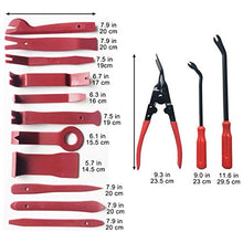 Carica l'immagine nel visualizzatore di Gallery, 19 Pezzi Strumento di Rimozione Auto, Kit Utensile Smontaggio per...