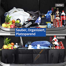 Carica l'immagine nel visualizzatore di Gallery, Borsa bauletto per auto, Bagagliaio organizer auto con cinturini in...