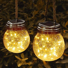 Carica l'immagine nel visualizzatore di Gallery, JSOT Lanterne da Esterno, 30 LED Lampade Solari a Luci Esterno Luci...