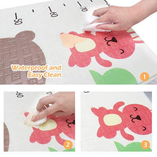 Carica l'immagine nel visualizzatore di Gallery, Tappeto Bambini, Bammax Pieghevole Doppio Lato, Gioco Elefante Giraffa