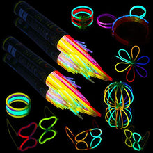 Carica l'immagine nel visualizzatore di Gallery, Mitening Braccialetti Luminosi , 200 Pezzi Barre Luminose con connettori... - Ilgrandebazar