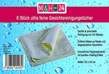 Carica l'immagine nel visualizzatore di Gallery, Salviette cosmetiche per la pulizia del viso, in microfibra, 6 pezzi,...