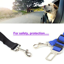 Carica l'immagine nel visualizzatore di Gallery, Neuftech Cani Guinzaglio Cintura di Sicurezza Auto Regolabile Per Cane Nero