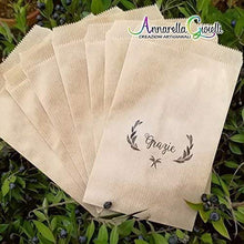 Carica l'immagine nel visualizzatore di Gallery, 50 pezzi Sacchetti Stampati carta Kraft, Grazie, 10x16 centimetri,... - Ilgrandebazar