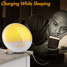 Carica l'immagine nel visualizzatore di Gallery, Fitfirst Sveglia Luce Wake-up Light con Simulazione Alba/Tramonto Orologio... - Ilgrandebazar