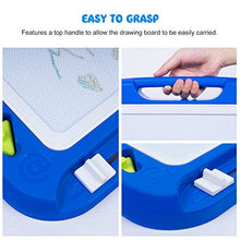 Carica l'immagine nel visualizzatore di Gallery, SGILE Grande Lavagna Magnetica per Bambini 2, 3, 4 Anni, Lavagnetta Blu - Ilgrandebazar
