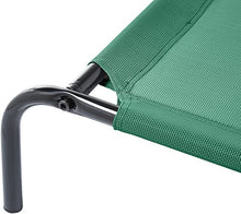 Carica l'immagine nel visualizzatore di Gallery, AmazonBasics - Brandina sopraelevata per animali, tessuto XL, Verde - Ilgrandebazar
