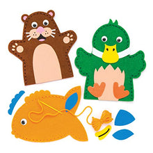 Carica l'immagine nel visualizzatore di Gallery, Baker Ross Kit da cucito per burattini con animali dello stagno (confezione... - Ilgrandebazar