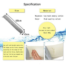Carica l'immagine nel visualizzatore di Gallery, Cuscino da viaggio twist memory foam – a forma di U collo Grey Memory Foam - Ilgrandebazar