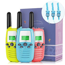 Carica l'immagine nel visualizzatore di Gallery, Gifort Walkie Talkie per Bambini, 3 Pezzi Giocattoli Professionali con 3 Pack