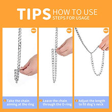 Carica l'immagine nel visualizzatore di Gallery, HAPPY HACHI Collare Strozzo Acciaio Ferro Collar per L 4.0mm*60cm, Argento - Ilgrandebazar
