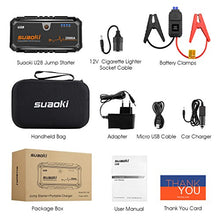 Carica l'immagine nel visualizzatore di Gallery, Suaoki U28 2000A Picco Avviatore di Emergenza Auto, con USB, Torcia a LED - Ilgrandebazar