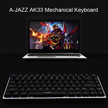 Carica l'immagine nel visualizzatore di Gallery, Docooler AK33 Tastiera Meccanica Gaming con Switches Blu E-Sport Switch