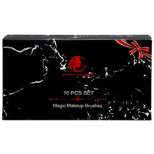 Carica l'immagine nel visualizzatore di Gallery, Pennelli Make Up gee-rgeous 16 pz Magic marmo sintetico premium black - Ilgrandebazar
