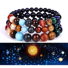 Carica l'immagine nel visualizzatore di Gallery, Bracciali universali, braccialetto con 9 pianeti, il... - Ilgrandebazar