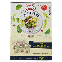 Carica l'immagine nel visualizzatore di Gallery, Gaia Aceto di Vino Bianco - 198 Bustine Monodose da 5 Ml - 990 Gr