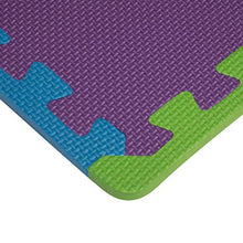 Carica l'immagine nel visualizzatore di Gallery, Edukit Tappetino da Gioco in Schiuma EVA, 12 Pezzi e 14 Bordi, 30 x 30cm,...