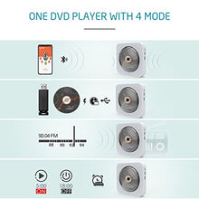 Carica l'immagine nel visualizzatore di Gallery, Lettore DVD,VIFLYKOO DVD/CD Portatile da Parete con Full HD bianco - Ilgrandebazar