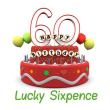 Carica l'immagine nel visualizzatore di Gallery, 60TH Birthday Lucky Sixpence Gift, Great Good Luck idea regalo per uomo o... - Ilgrandebazar