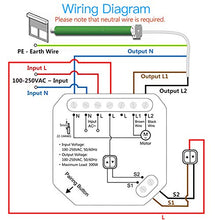 Carica l'immagine nel visualizzatore di Gallery, LoraTap Interruttore Tapparelle WiFi, 2pz Modulo Comando per Tapparelle...