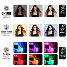 Carica l'immagine nel visualizzatore di Gallery, Pixel G1s RGB LED - Luce video integrata, 12 W, luce video, colore pieno e...