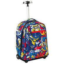 Carica l'immagine nel visualizzatore di Gallery, Big Trolley Appack Hashtag, 35 Lt, Rosso, Sistema 2in1 Zaino con Rosso