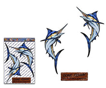 Carica l'immagine nel visualizzatore di Gallery, MARLIN X Grande Pack Pesca Pesce Sport Decal Adesivi per auto barche... - Ilgrandebazar