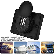 Carica l'immagine nel visualizzatore di Gallery, Presa usb auto, di ricarica per caricabatterie con porta USB ABS...
