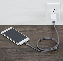 Carica l'immagine nel visualizzatore di Gallery, AmazonBasics - Cavo da USB 2.0 A a micro B, in nylon a 0,9 m, Grigio scuro - Ilgrandebazar