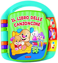 Carica l'immagine nel visualizzatore di Gallery, Fisher Price- Libro delle Canzoncine Ridi e Impara, Libricino per Bambini...