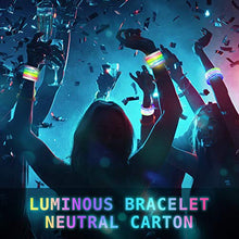 Carica l'immagine nel visualizzatore di Gallery, NASUM Braccialetti Luminosi, 12 PCS 6 Colori Multicolori,... - Ilgrandebazar