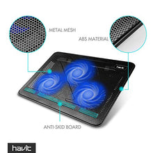 Carica l'immagine nel visualizzatore di Gallery, HAVIT Basi di Raffreddamento per PC Portatili Notebook Cooler 15.6"-17"...
