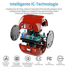 Carica l'immagine nel visualizzatore di Gallery, Milool Adattatore Universale da Viaggio con QC3.0 Quick Charge 2 Porte Rosso - Ilgrandebazar