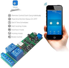 Carica l'immagine nel visualizzatore di Gallery, Newgoal WiFi Relè jog momentaneo/Interruttore autobloccante Modulo Dc2-ew