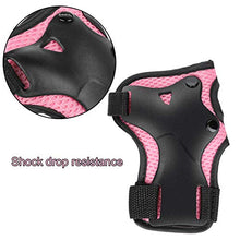 Carica l'immagine nel visualizzatore di Gallery, ValueTalks Protezione Kit per Bambini,Set Ginocchiere Gomitiere Pink