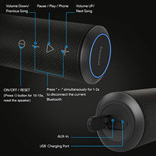 Carica l'immagine nel visualizzatore di Gallery, Zamkol 24W Cassa Altoparlante Bluetooth, IPX6 Portatile Wireless Speaker Nero - Ilgrandebazar