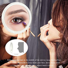 Carica l'immagine nel visualizzatore di Gallery, Specchio Trucco Ingrandimento 20X con 3 Ventose, Rotondi 4 Pollici,per Blue - Ilgrandebazar