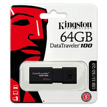 Carica l'immagine nel visualizzatore di Gallery, Kingston DataTraveler 100 G3-DT100G3/64GB USB 3.0, 3.1 PenDrive, 64 GB, 64 GB - Ilgrandebazar