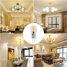 Carica l'immagine nel visualizzatore di Gallery, Vicloon G4 LED Lampadina, 5 Pezzi 2W, AC/DC 12V Lampadina,2W Trasparente 2w