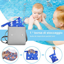 Carica l'immagine nel visualizzatore di Gallery, Lictin Pannolini Piscina Costume Neonato - 2 Pezzi Riutilizzabile Blu