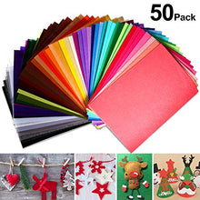 Carica l'immagine nel visualizzatore di Gallery, PAMIYO Feltro in Fogli, 50 Colori e Pannolenci Acrilico DIY... - Ilgrandebazar