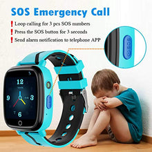 Carica l'immagine nel visualizzatore di Gallery, GPS Smartwatch per Bambini,GPS Tracker Regalo Ragazzi GPS-Blu - Ilgrandebazar