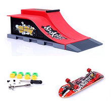 Carica l'immagine nel visualizzatore di Gallery, Mini skateboard per dita con rampa e set di accessori E - Ilgrandebazar