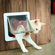 Carica l'immagine nel visualizzatore di Gallery, Fontic Gattaiola Porta Basculante per Gatti e Cani, Entrata e L, Bianco - Ilgrandebazar