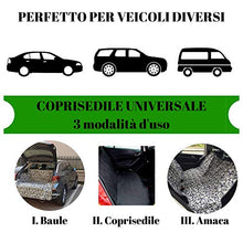 Carica l'immagine nel visualizzatore di Gallery, Coprisedile Auto Per Cani - Telo Universale Antimacchia Antigraffio Per...
