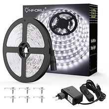 Carica l'immagine nel visualizzatore di Gallery, Onforu 5M Striscia LED 300 Unità 3000lm Luce 6000K Bianca 5 m, Fredda - Ilgrandebazar