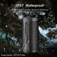 Carica l'immagine nel visualizzatore di Gallery, Cassa Bluetooth, COOCHEER Altoparlante Bluetooth Portatili 24W con Luce Nero