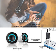 Carica l'immagine nel visualizzatore di Gallery, Ricevitore Bluetooth Aigoss, 4.2 USB Adattatore Portatile Wireless...