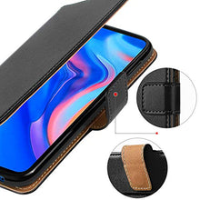 Carica l'immagine nel visualizzatore di Gallery, HOOMIL Cover per Huawei P Smart Z, Flip Case in Pelle PU Premium Nero - Ilgrandebazar